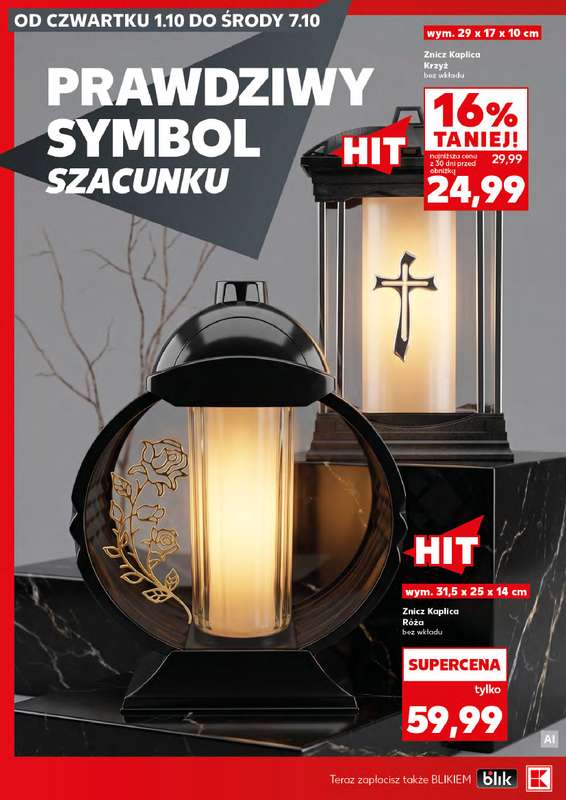Kaufland - gazetka promocyjna Oferta Kaufland - Znicze od czwartku 01.10 do środy 07.10 - strona 8