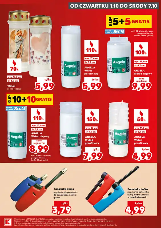 Kaufland - gazetka promocyjna Oferta Kaufland - Znicze od czwartku 01.10 do środy 07.10 - strona 17