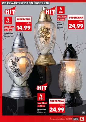Kaufland - gazetka promocyjna Oferta Kaufland - Znicze od czwartku 01.10 do środy 07.10 - strona 4
