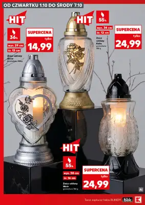 Kaufland - gazetka promocyjna Oferta Kaufland - Znicze od czwartku 01.10 do środy 07.10 - strona 4