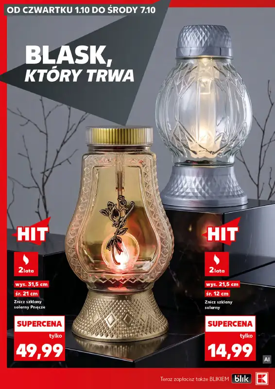 Kaufland - gazetka promocyjna Oferta Kaufland - Znicze od czwartku 01.10 do środy 07.10 - strona 14