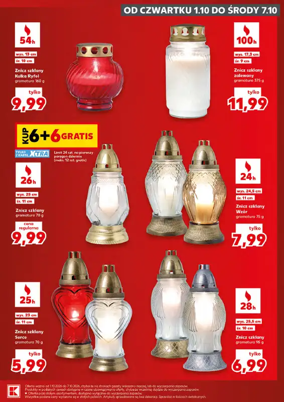 Kaufland - gazetka promocyjna Oferta Kaufland - Znicze od czwartku 01.10 do środy 07.10 - strona 3