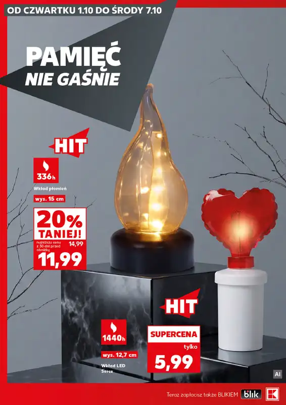 Kaufland - gazetka promocyjna Oferta Kaufland - Znicze od czwartku 01.10 do środy 07.10 - strona 18