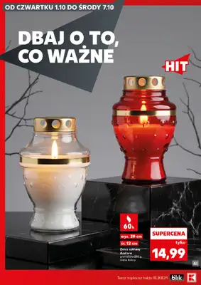 Kaufland - gazetka promocyjna Oferta Kaufland - Znicze od czwartku 01.10 do środy 07.10 - strona 10