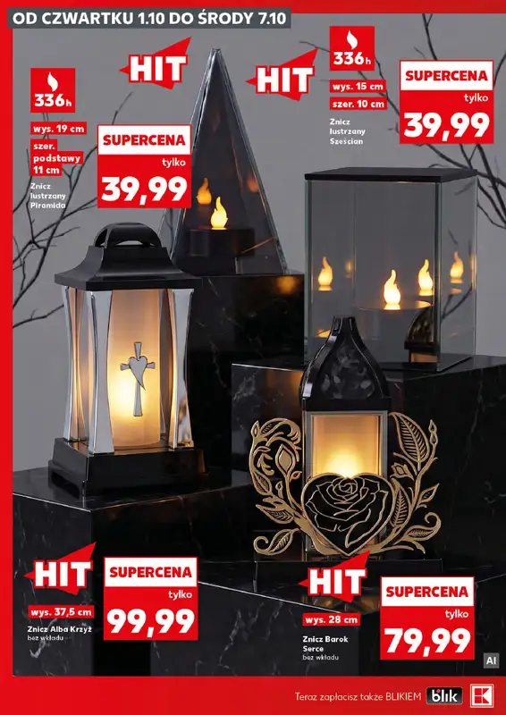 Kaufland - gazetka promocyjna Oferta Kaufland - Znicze od czwartku 01.10 do środy 07.10 - strona 12