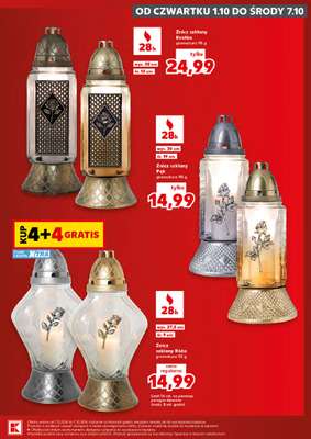 Kaufland - gazetka promocyjna Oferta Kaufland - Znicze od czwartku 01.10 do środy 07.10 - strona 5