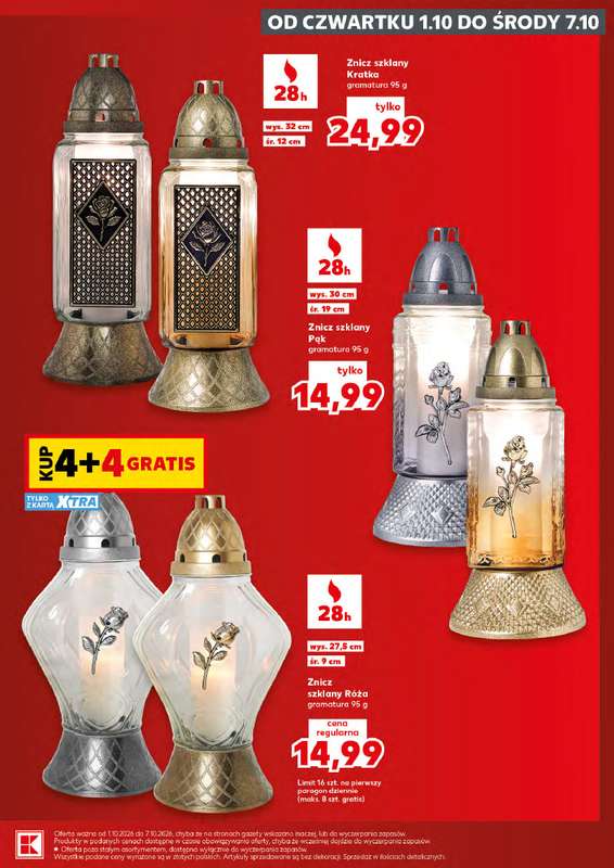 Kaufland - gazetka promocyjna Oferta Kaufland - Znicze od czwartku 01.10 do środy 07.10 - strona 5