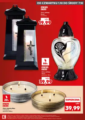 Kaufland - gazetka promocyjna Oferta Kaufland - Znicze od czwartku 01.10 do środy 07.10 - strona 9