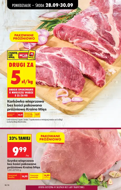 Biedronka - gazetka promocyjna Od poniedziałku od poniedziałku 28.09 do soboty 03.10 - strona 30
