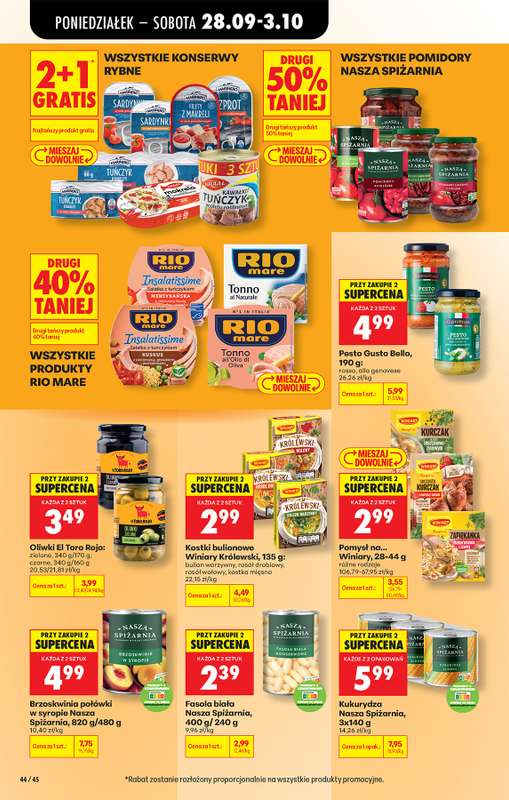 Biedronka - gazetka promocyjna Od poniedziałku od poniedziałku 28.09 do soboty 03.10 - strona 72