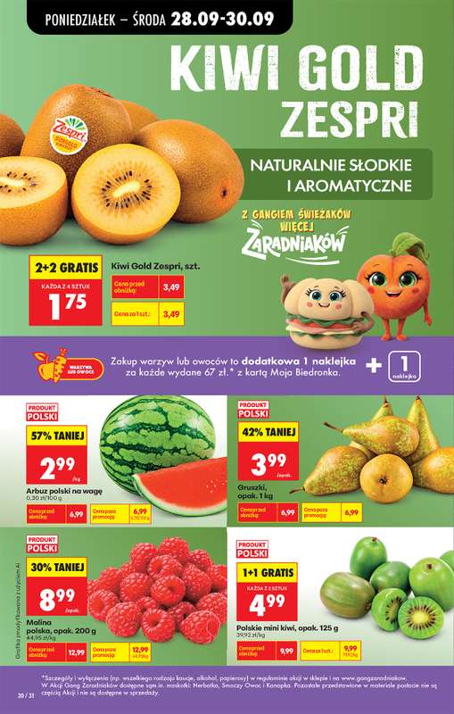 Biedronka - gazetka promocyjna Od poniedziałku od poniedziałku 28.09 do soboty 03.10 - strona 36