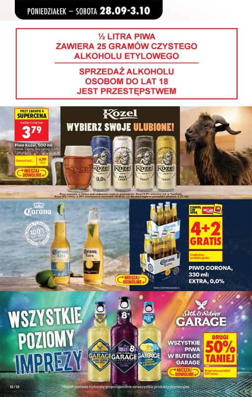 Biedronka - gazetka promocyjna Od poniedziałku, Z ladą tradycyjną od poniedziałku 28.09 do soboty 03.10 - strona 90