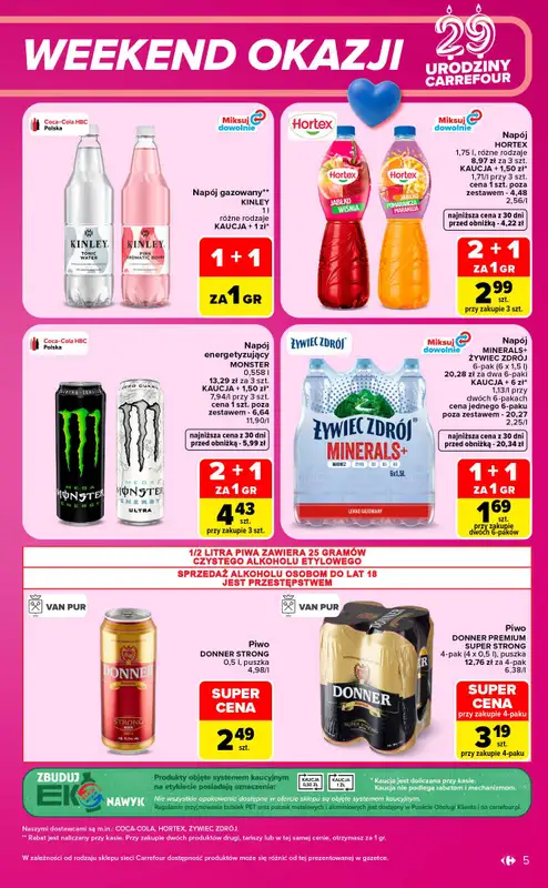 Carrefour Market - gazetka promocyjna W sumie urodzinowy weekend okazji od czwartku 01.10 do soboty 03.10 - strona 5