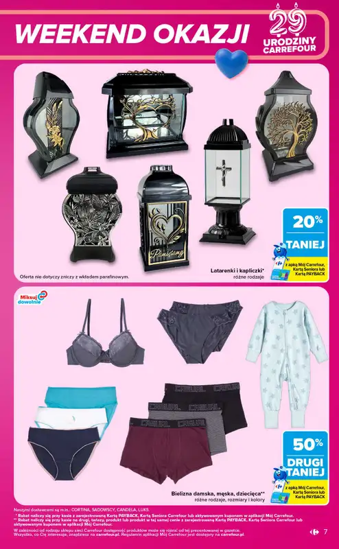 Carrefour Market - gazetka promocyjna W sumie urodzinowy weekend okazji od czwartku 01.10 do soboty 03.10 - strona 7