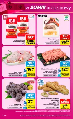 Carrefour Market - gazetka promocyjna W sumie urodzinowy weekend okazji od czwartku 01.10 do soboty 03.10 - strona 2