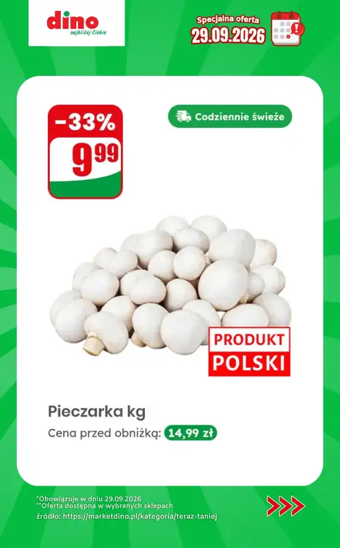 Dino - gazetka promocyjna Specjalna oferta na 29.09.2026 - promocje spoza gazetki od wtorku 29.09 do wtorku 29.09 - strona 5