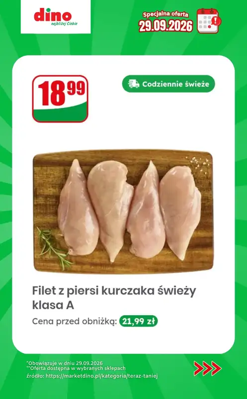 Dino - gazetka promocyjna Specjalna oferta na 29.09.2026 - promocje spoza gazetki od wtorku 29.09 do wtorku 29.09 - strona 6