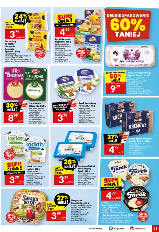 Twój Market - gazetka promocyjna Gazetka od środy 30.09 do wtorku 06.10 - strona 21