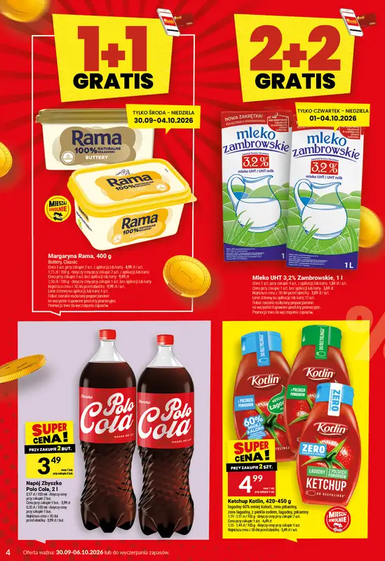 Twój Market - gazetka promocyjna Gazetka od środy 30.09 do wtorku 06.10 - strona 4