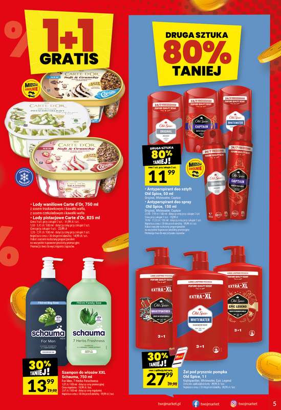Twój Market - gazetka promocyjna Gazetka od środy 30.09 do wtorku 06.10 - strona 5