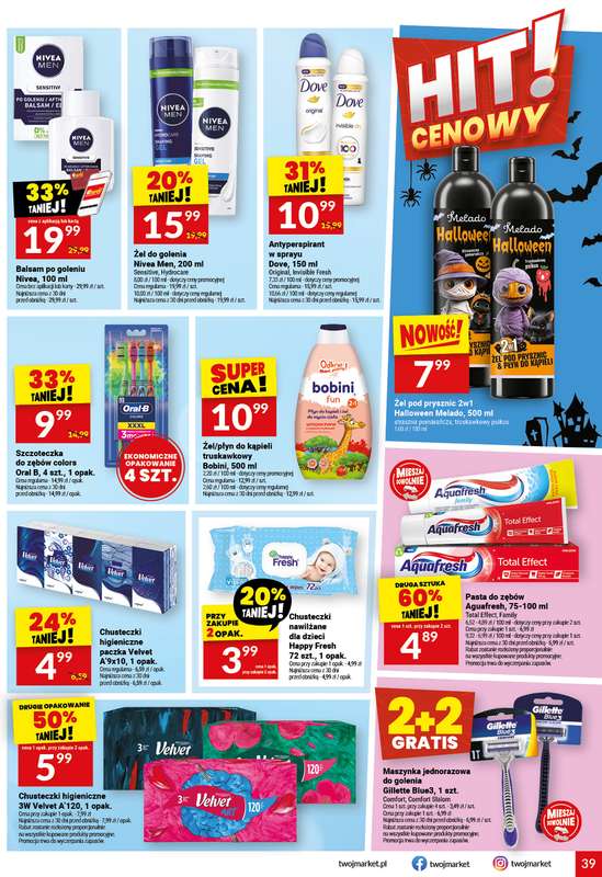 Twój Market - gazetka promocyjna Gazetka od środy 30.09 do wtorku 06.10 - strona 39