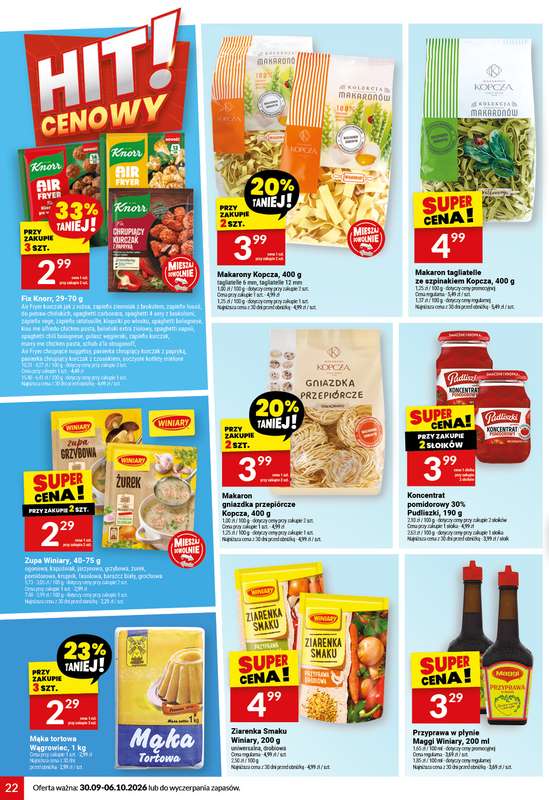 Twój Market - gazetka promocyjna Gazetka od środy 30.09 do wtorku 06.10 - strona 22