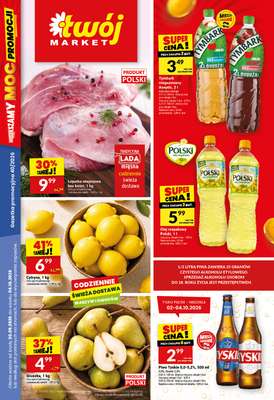 Twój Market - gazetka promocyjna Gazetka od środy 30.09 do wtorku 06.10