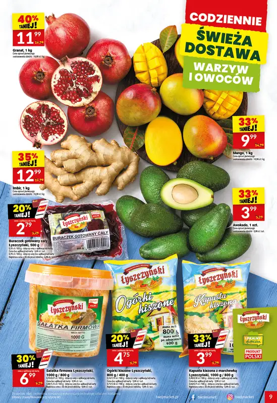 Twój Market - gazetka promocyjna Gazetka od środy 30.09 do wtorku 06.10 - strona 9