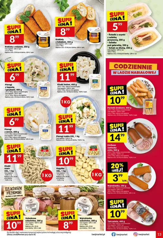 Twój Market - gazetka promocyjna Gazetka od środy 30.09 do wtorku 06.10 - strona 13