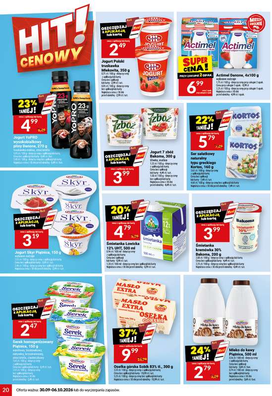 Twój Market - gazetka promocyjna Gazetka od środy 30.09 do wtorku 06.10 - strona 20