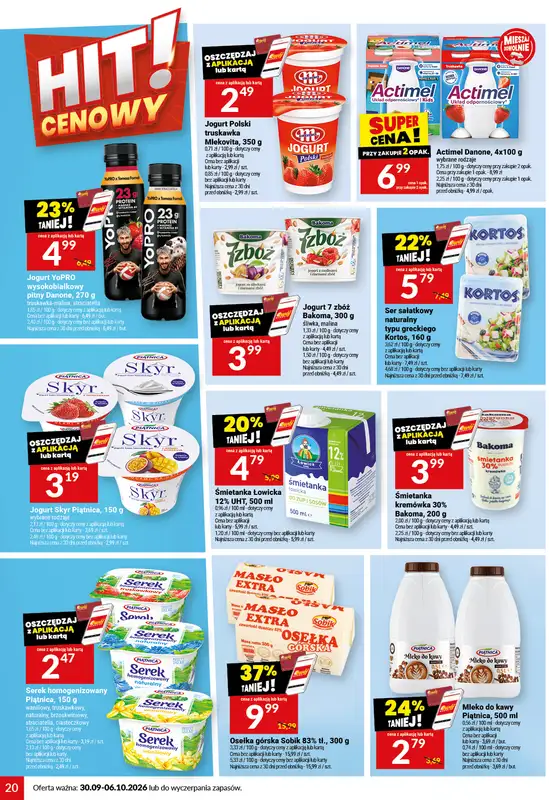 Twój Market - gazetka promocyjna Gazetka od środy 30.09 do wtorku 06.10 - strona 20