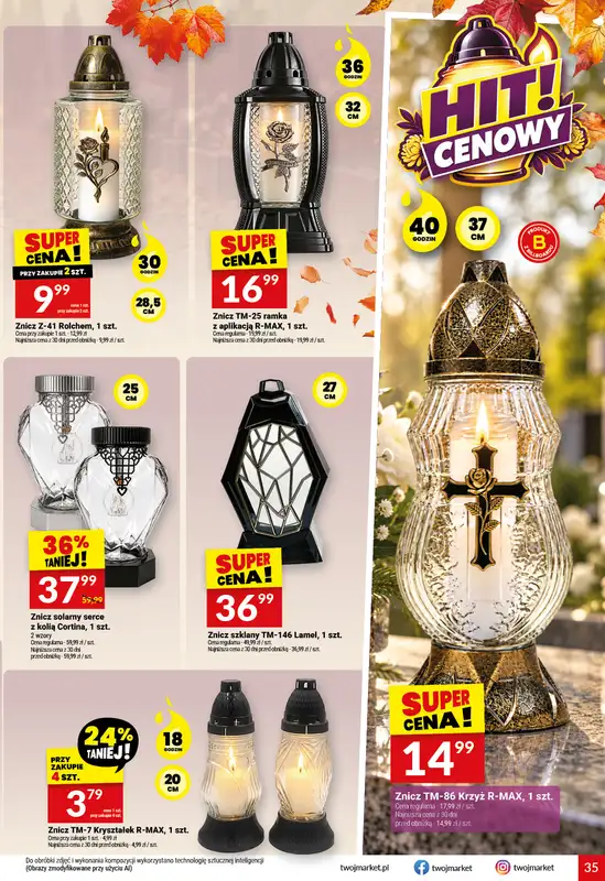 Twój Market - gazetka promocyjna Gazetka od środy 30.09 do wtorku 06.10 - strona 35