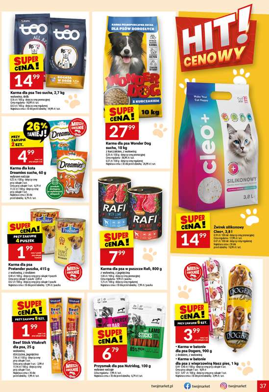 Twój Market - gazetka promocyjna Gazetka od środy 30.09 do wtorku 06.10 - strona 37