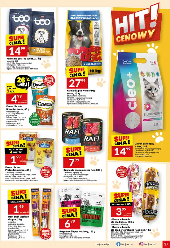 Twój Market - gazetka promocyjna Gazetka od środy 30.09 do wtorku 06.10 - strona 37