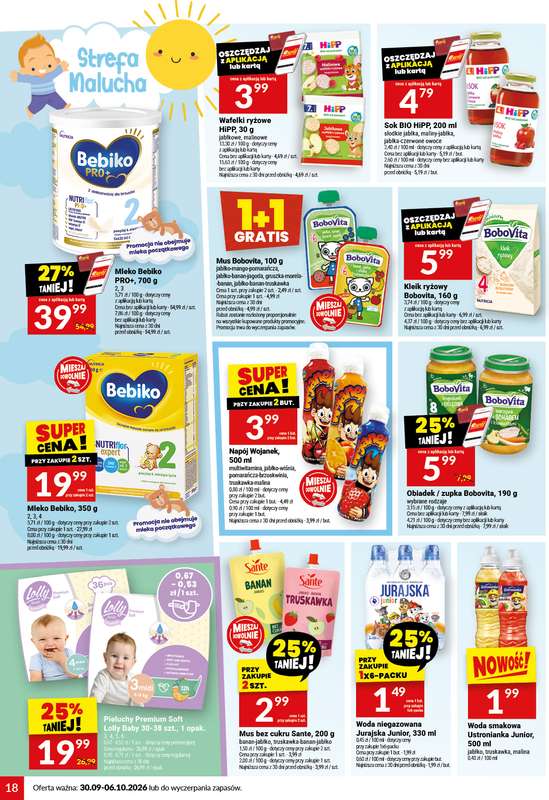 Twój Market - gazetka promocyjna Gazetka od środy 30.09 do wtorku 06.10 - strona 18