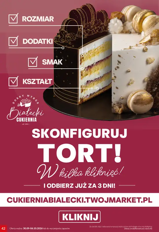 Twój Market - gazetka promocyjna Gazetka od środy 30.09 do wtorku 06.10 - strona 42