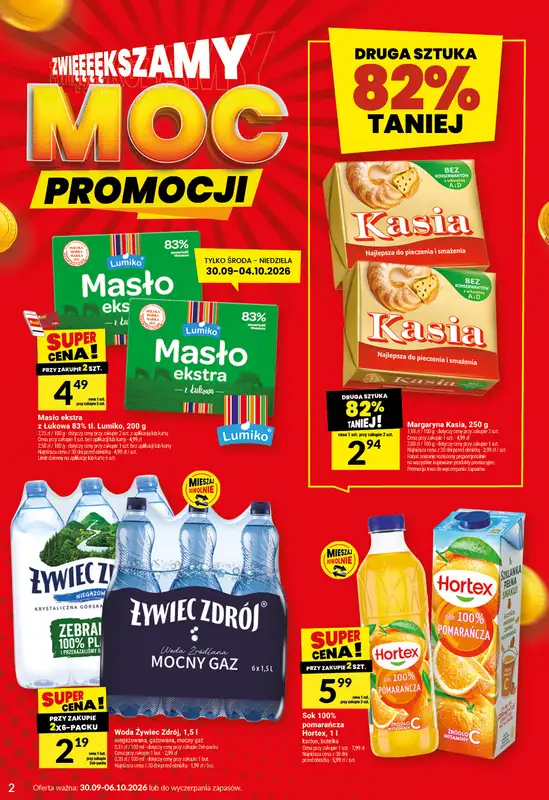 Twój Market - gazetka promocyjna Gazetka od środy 30.09 do wtorku 06.10 - strona 2