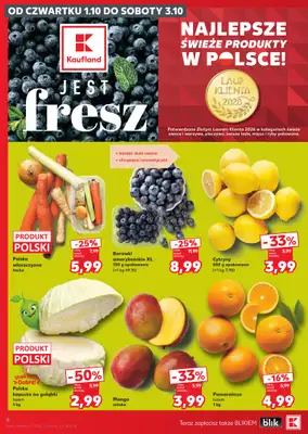 Kaufland - gazetka promocyjna Gazetka Tygodnia od czwartku 01.10 do środy 07.10 - strona 6