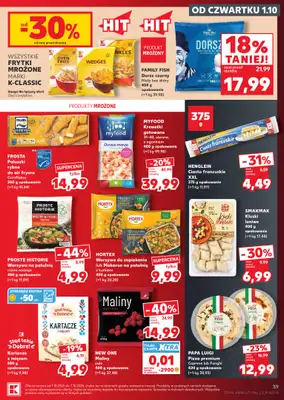 Kaufland - gazetka promocyjna Gazetka Tygodnia od czwartku 01.10 do środy 07.10 - strona 39