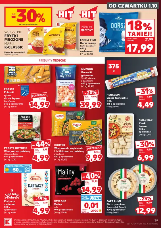 Kaufland - gazetka promocyjna Gazetka Tygodnia od czwartku 01.10 do środy 07.10 - strona 39