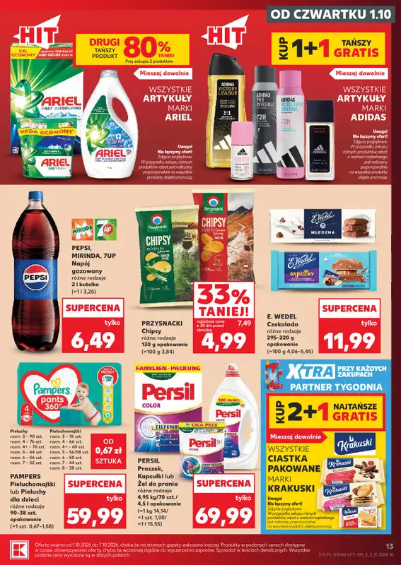Kaufland - gazetka promocyjna Gazetka Tygodnia od czwartku 01.10 do środy 07.10 - strona 13