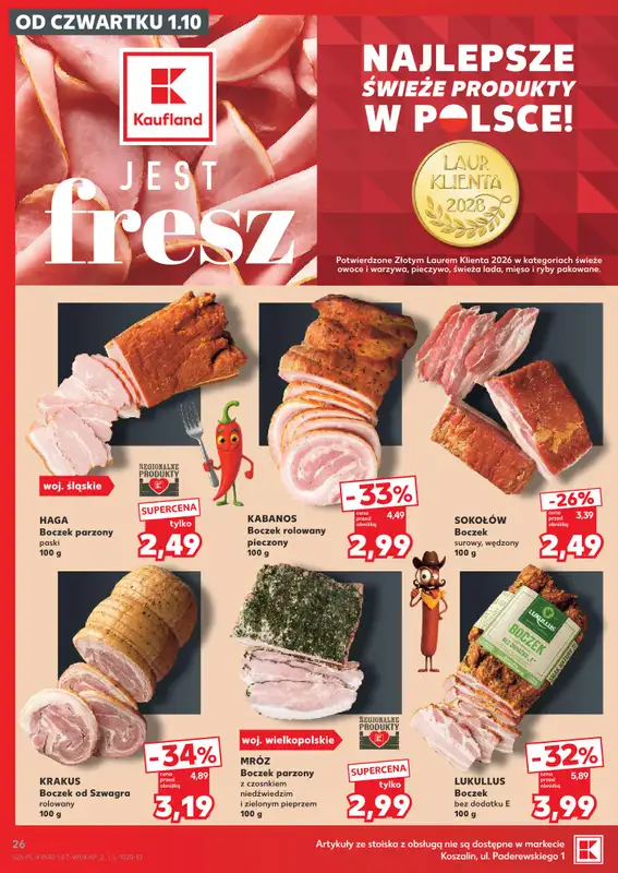 Kaufland - gazetka promocyjna Gazetka Tygodnia od czwartku 01.10 do środy 07.10 - strona 26