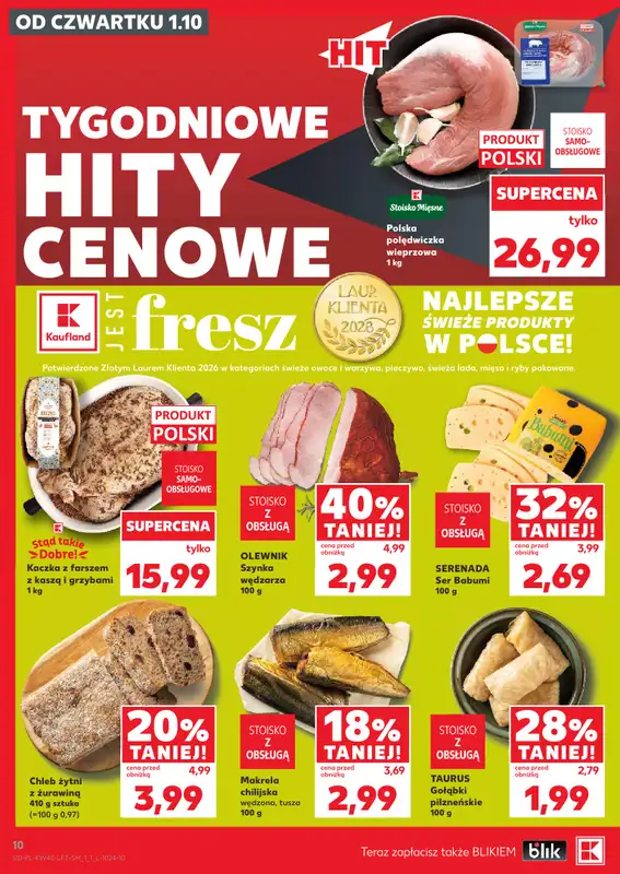 Kaufland - gazetka promocyjna Gazetka Tygodnia od czwartku 01.10 do środy 07.10 - strona 10
