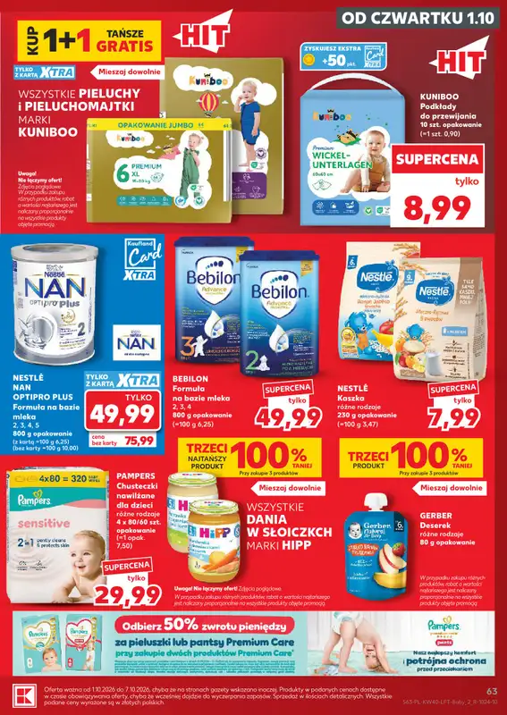 Kaufland - gazetka promocyjna Gazetka Tygodnia od czwartku 01.10 do środy 07.10 - strona 63