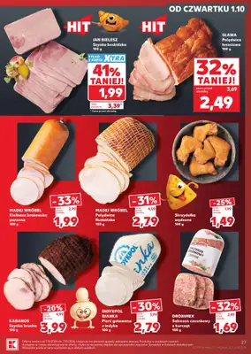 Kaufland - gazetka promocyjna Gazetka Tygodnia od czwartku 01.10 do środy 07.10 - strona 27