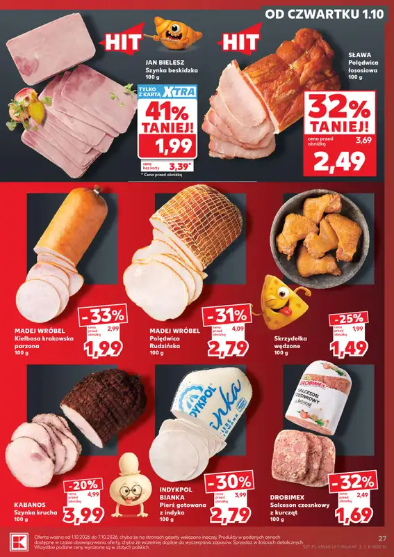 Kaufland - gazetka promocyjna Gazetka Tygodnia od czwartku 01.10 do środy 07.10 - strona 27