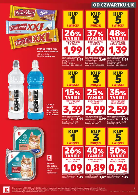 Kaufland - gazetka promocyjna Gazetka Tygodnia od czwartku 01.10 do środy 07.10 - strona 9