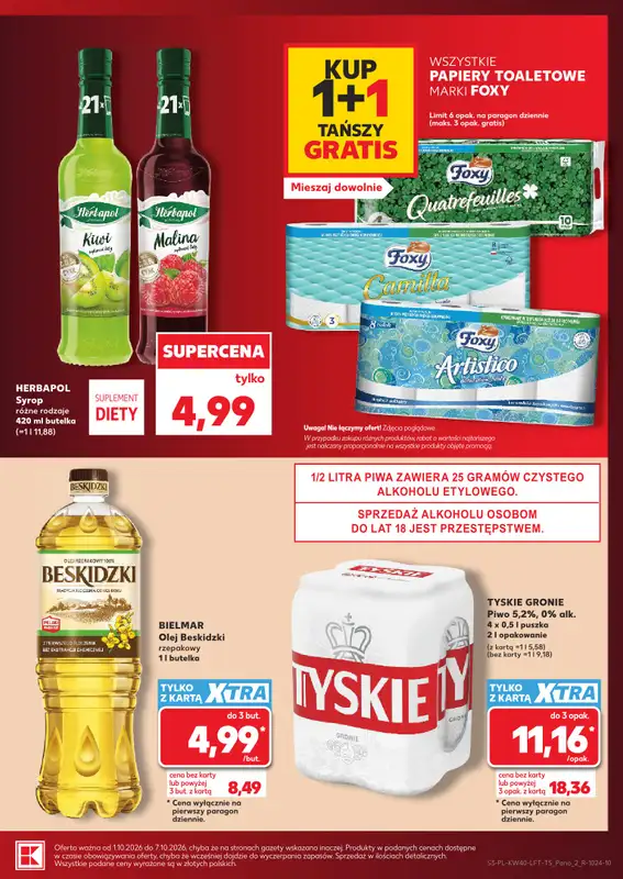 Kaufland - gazetka promocyjna Gazetka Tygodnia od czwartku 01.10 do środy 07.10 - strona 3
