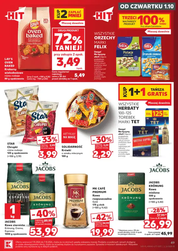 Kaufland - gazetka promocyjna Gazetka Tygodnia od czwartku 01.10 do środy 07.10 - strona 49