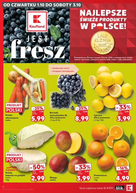 Kaufland - gazetka promocyjna Gazetka Tygodnia od czwartku 01.10 do środy 07.10 - strona 6